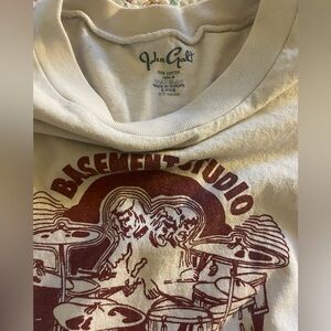 Beamern Studio BRANDY TEE - off white with red graphics